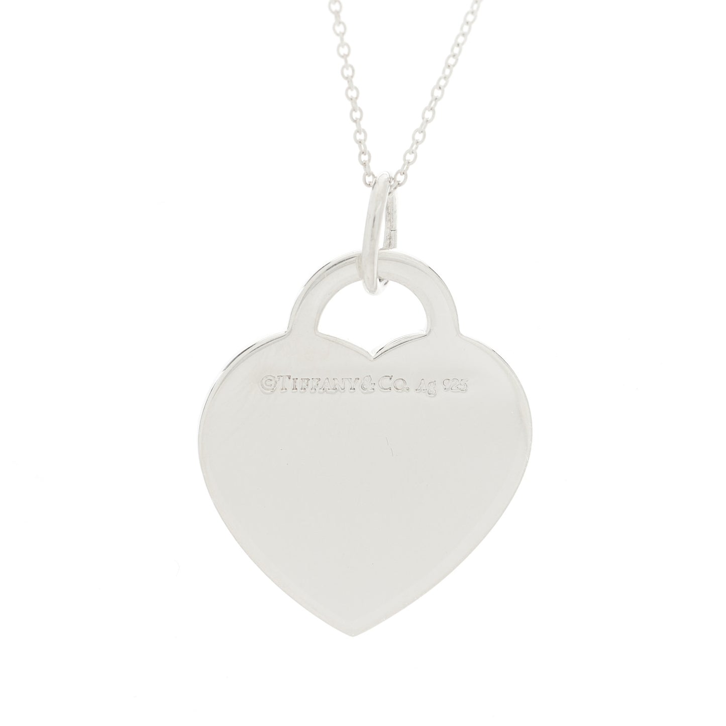 Sterling Silver Enamel LOVE YOU Heart Pendant Necklace Blue