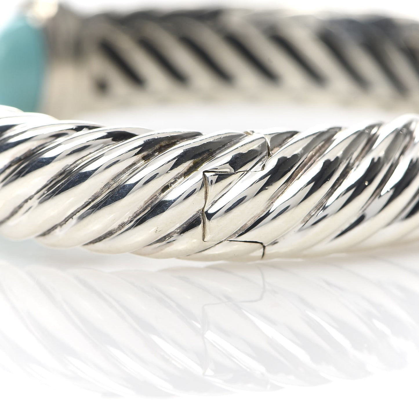 Sterling Silver Turquoise 10mm Waverly Bracelet