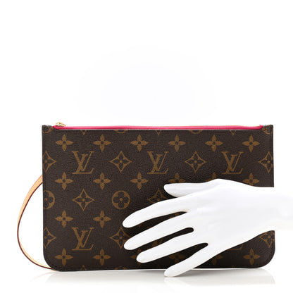 Louis Vuitton Monogram Neverfull MM GM Pochette Pivoine 2 of 6