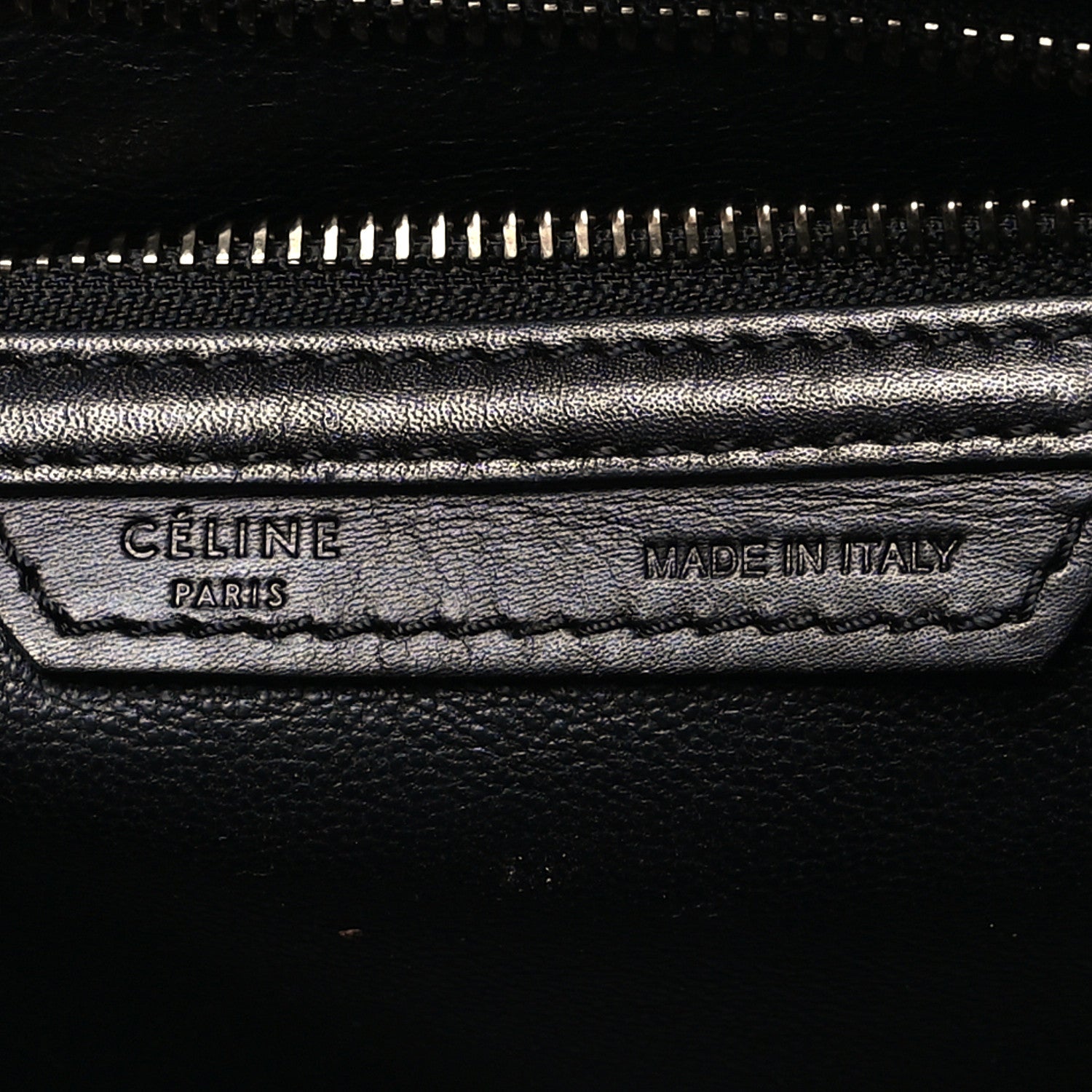 Celine Elephant Calfskin Suede Micro Tri-Color Luggage Sand 7 of 13