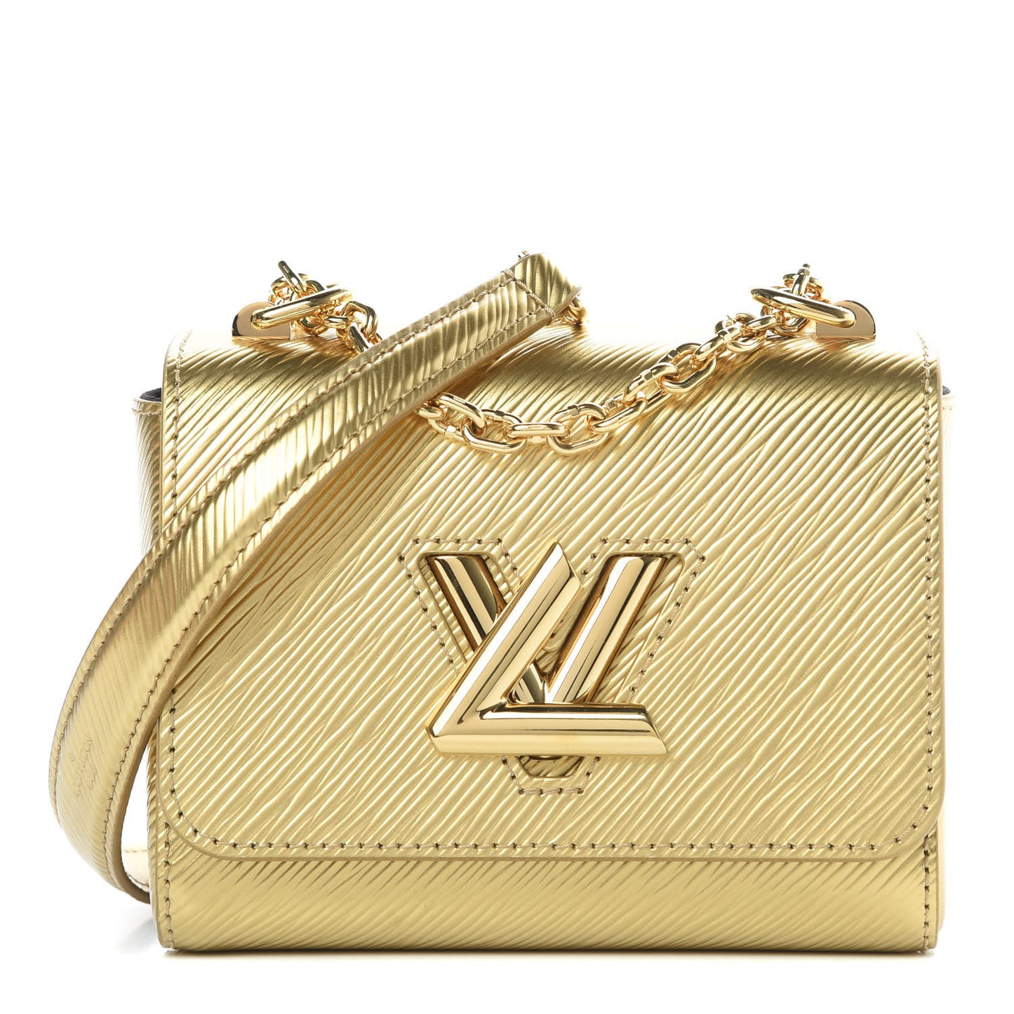 Epi Twist Shoulder Bag Mini Gold
