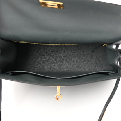 Hermes Epsom Kelly Sellier 28 Bleu Orage 5 of 16