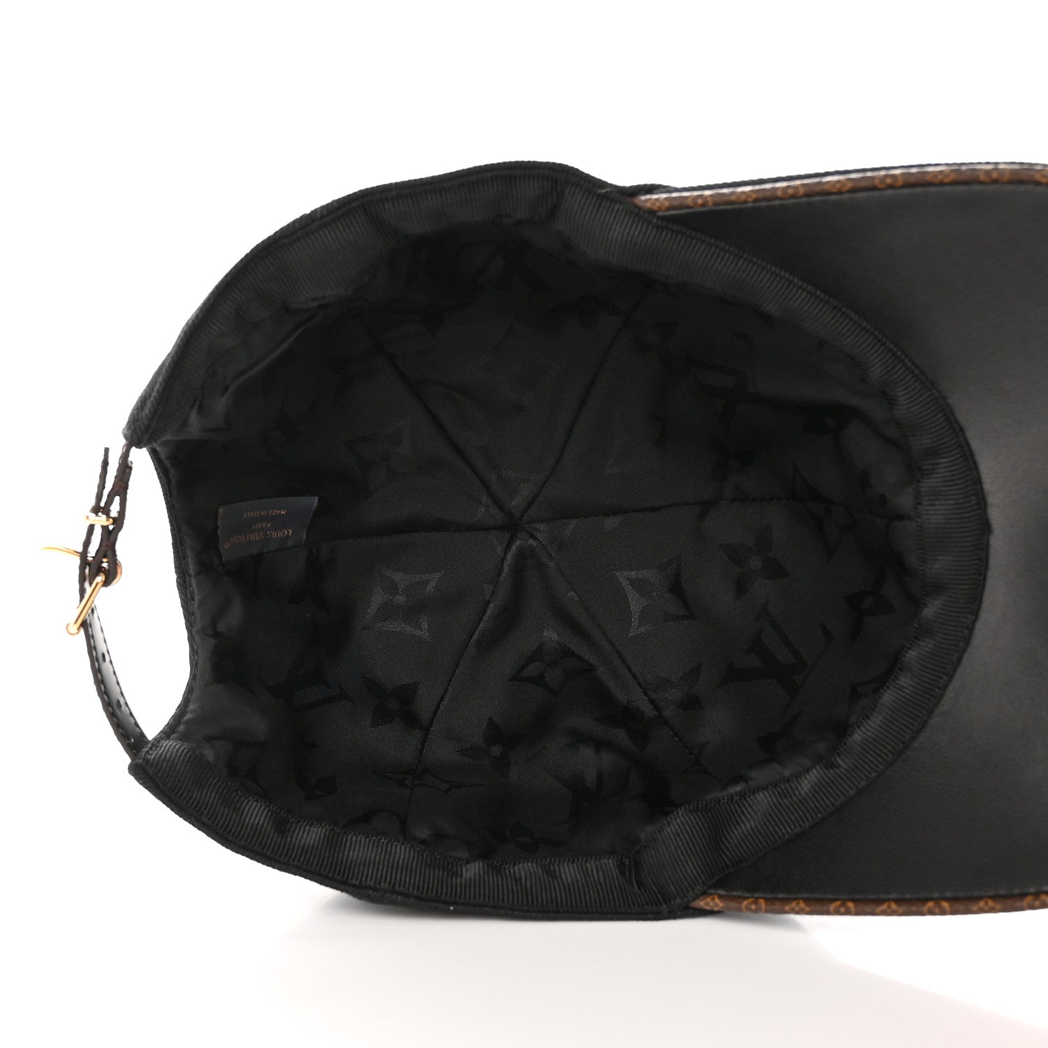 Louis Vuitton Monogram Cotton Jacquard Embroidered LV Day Cap M Black 7 of 11
