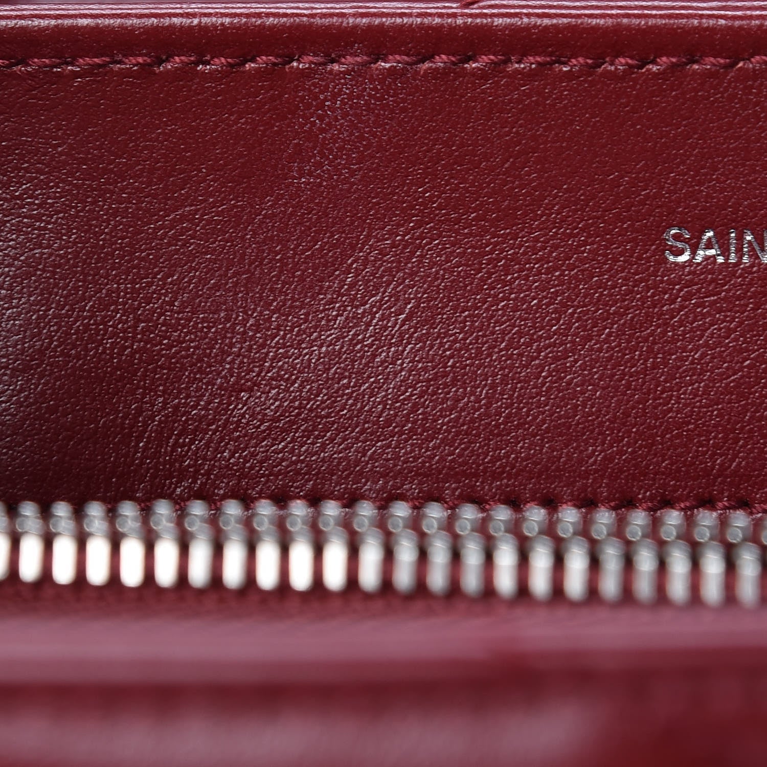 Saint Laurent Calfskin Y Quilted Monogram Small Loulou Chain Satchel Palissandre 9 of 11