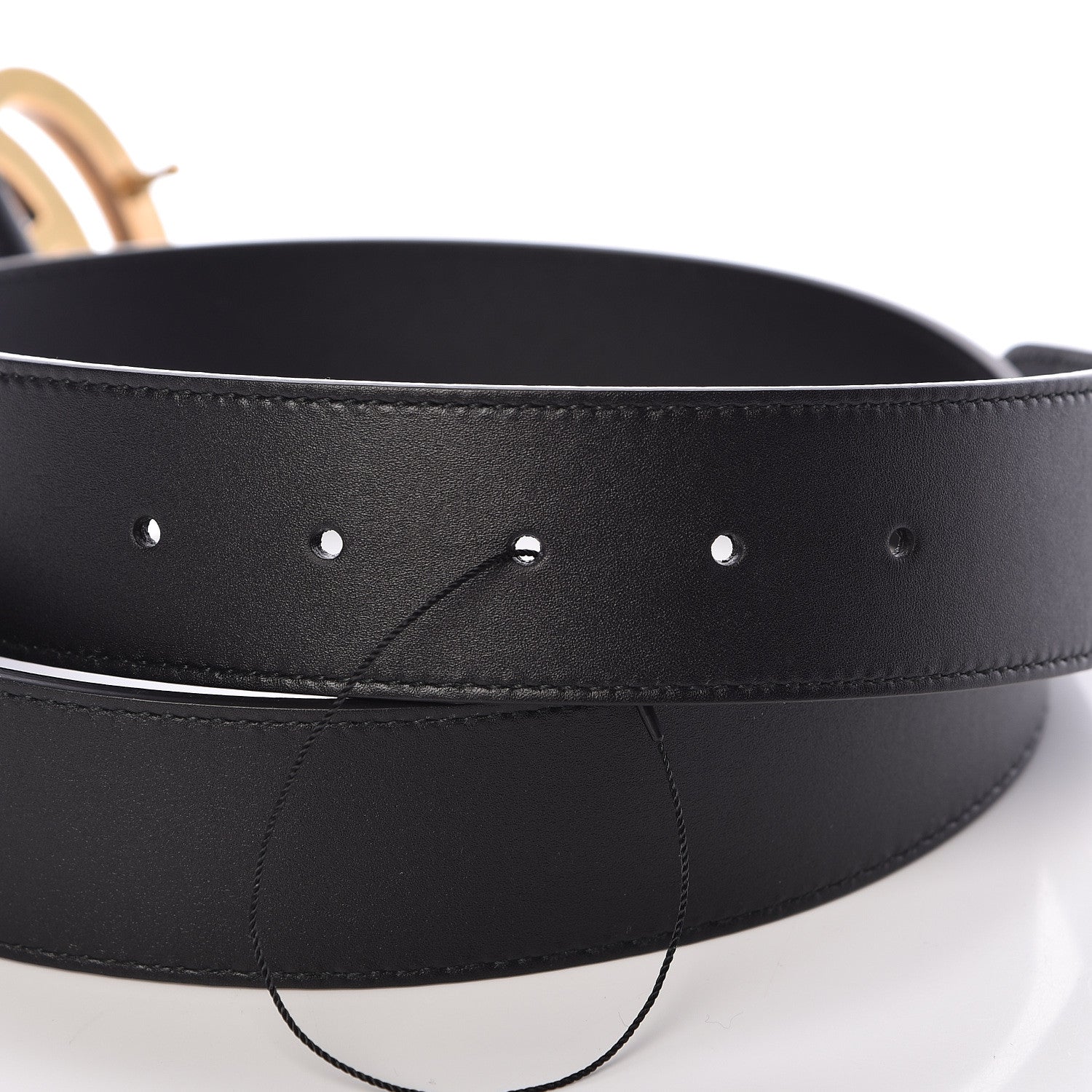 Gucci Calfskin Double G 40mm Belt 85 34 Black 6 of 6