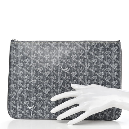 Goyard Goyardine Senat Pochette MM Grey 2 of 7