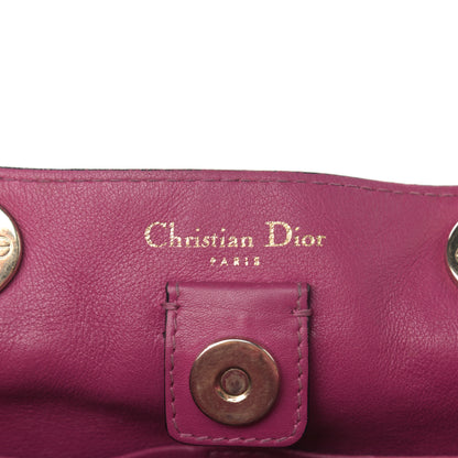 Christian Dior Smooth Calfskin Large Diorissimo Tote Black Rose Indien 7 of 16