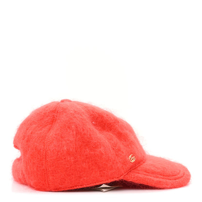 Gucci Mohair GG Lauren Baseball Hat L Orange 6 of 9