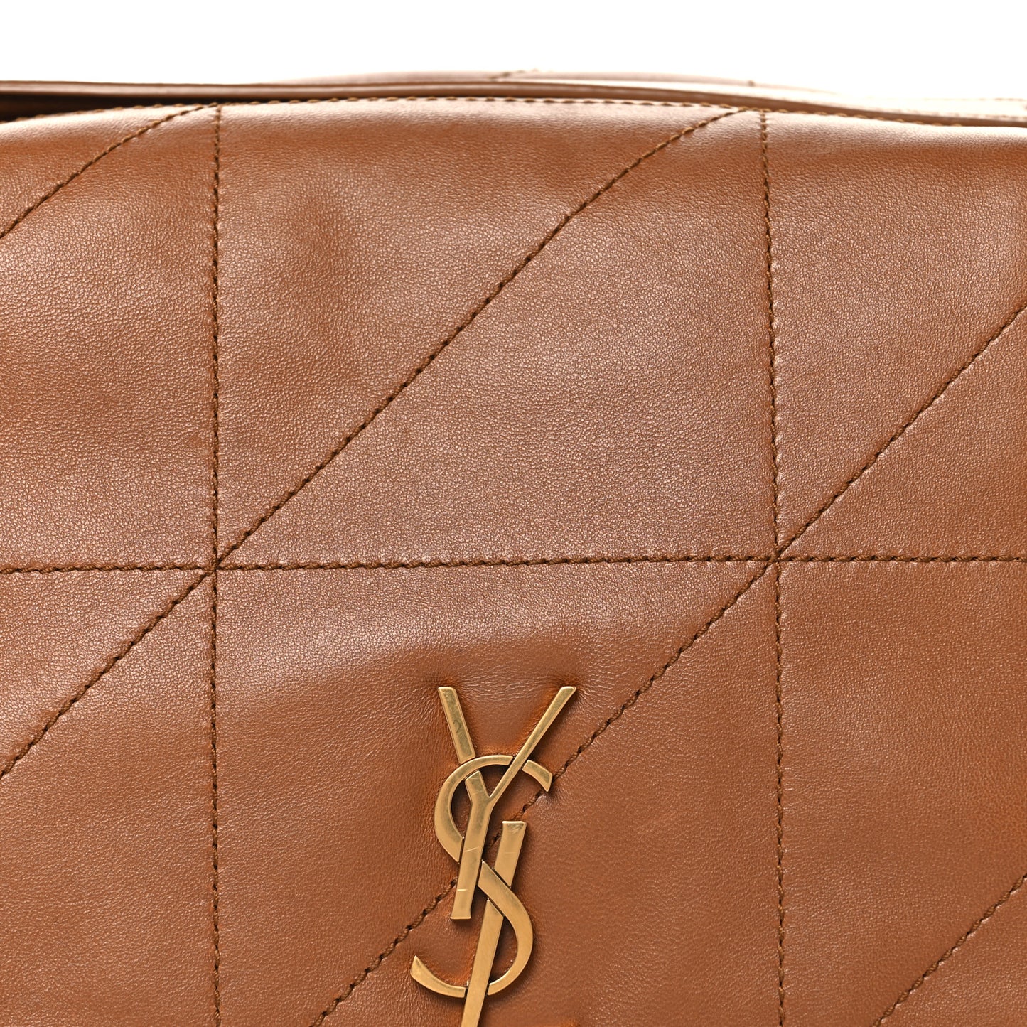 Lambskin Matelasse Monogram Small Jamie 4.3 Light Fox