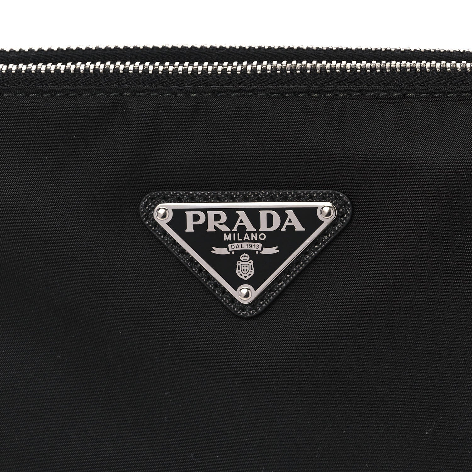 Prada Re-Nylon Saffiano Re-Edition 2000 Double Zip Crossbody Bag Black 8 of 14