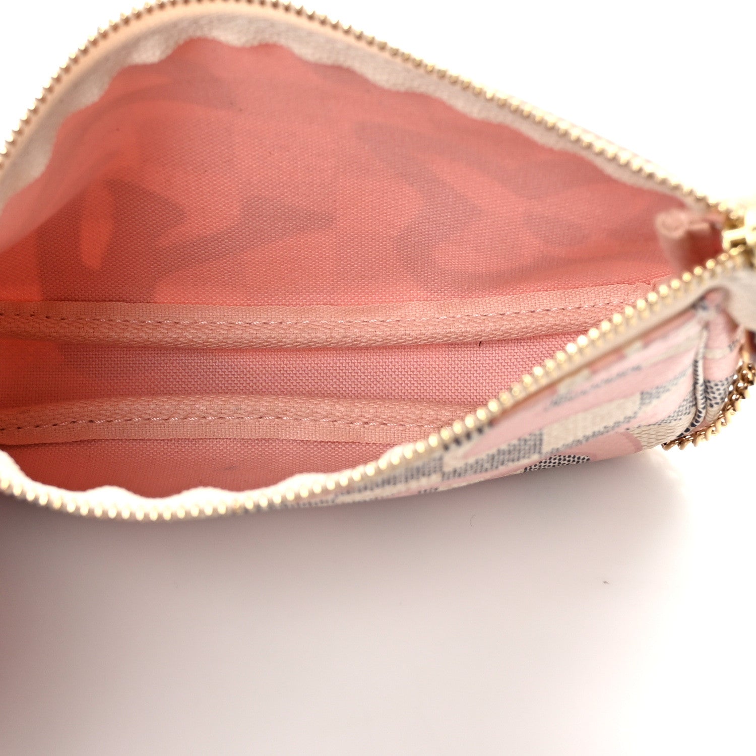 Louis Vuitton Damier Azur Tahitienne Mini Pochette Accessories 5 of 10