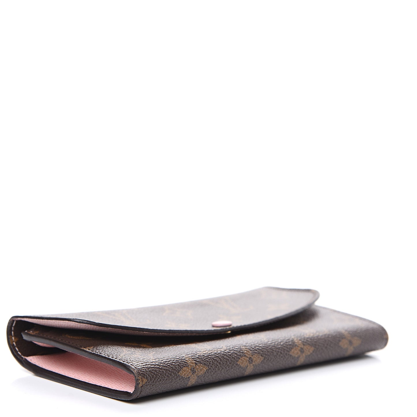Monogram Emilie Wallet Rose Ballerine