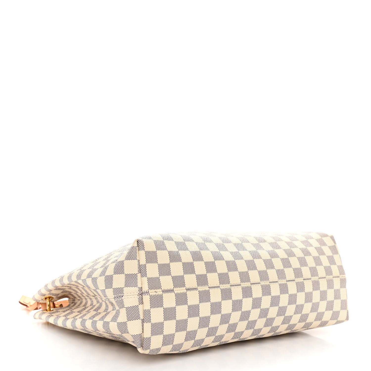 Louis Vuitton Damier Azur Graceful MM Rose Ballerine 4 of 9