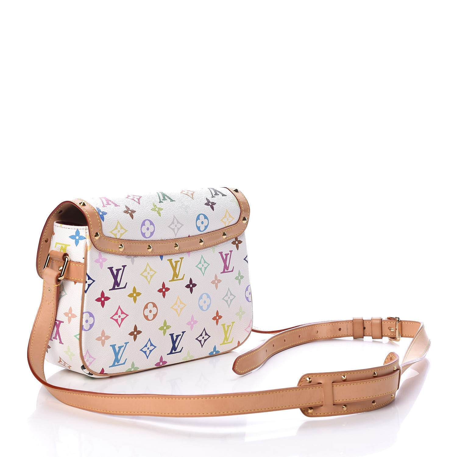 Louis Vuitton Monogram Multicolor Sologne White 3 of 8