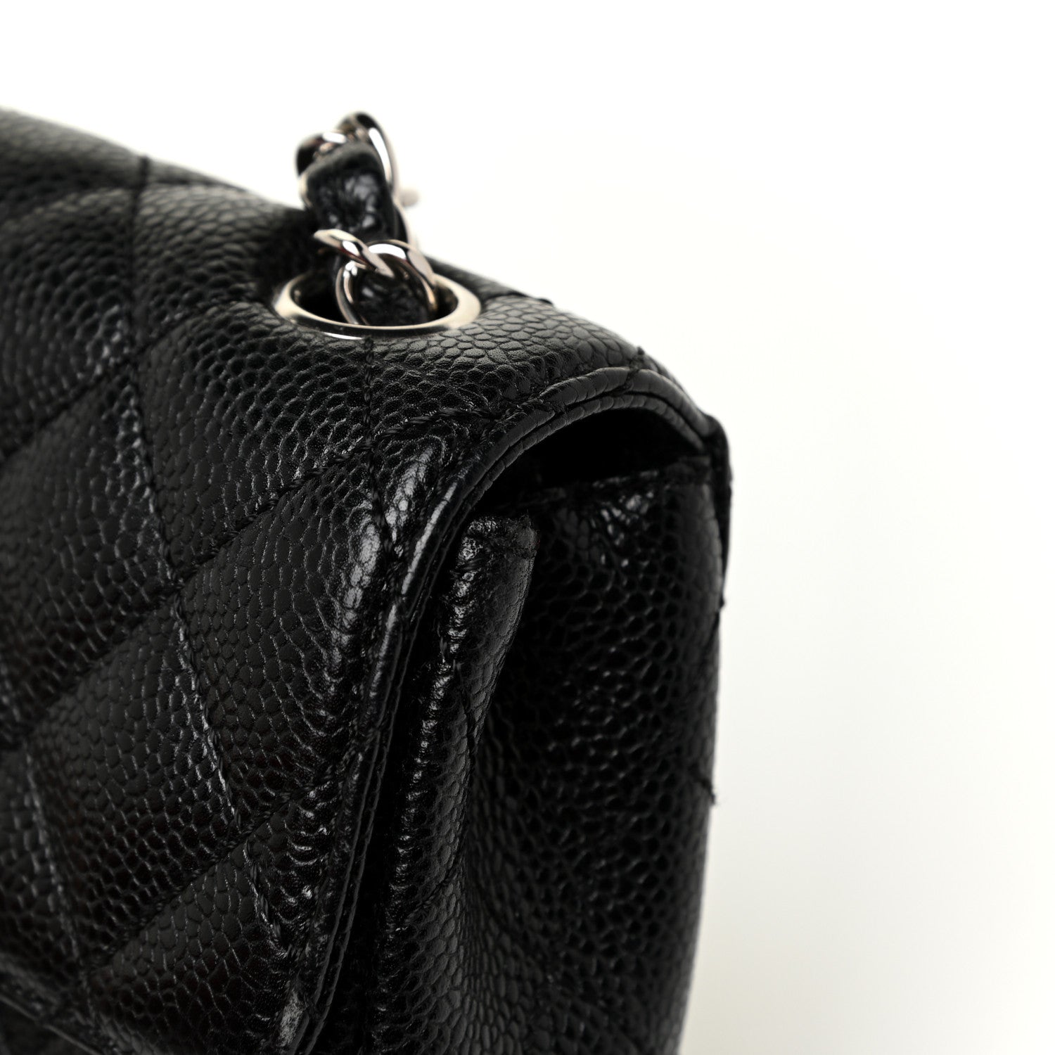 Chanel Caviar Quilted East West Flap Black 15 of 21