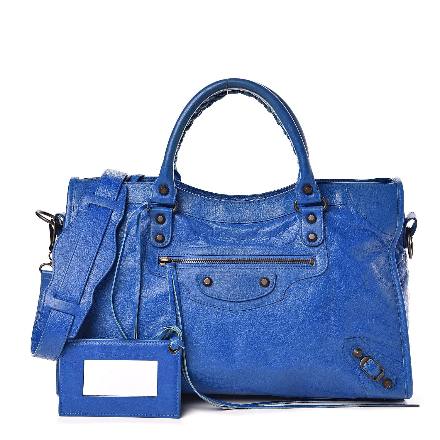 Balenciaga Agneau Classic Hardware City Bleu Lazuli 1 of 10