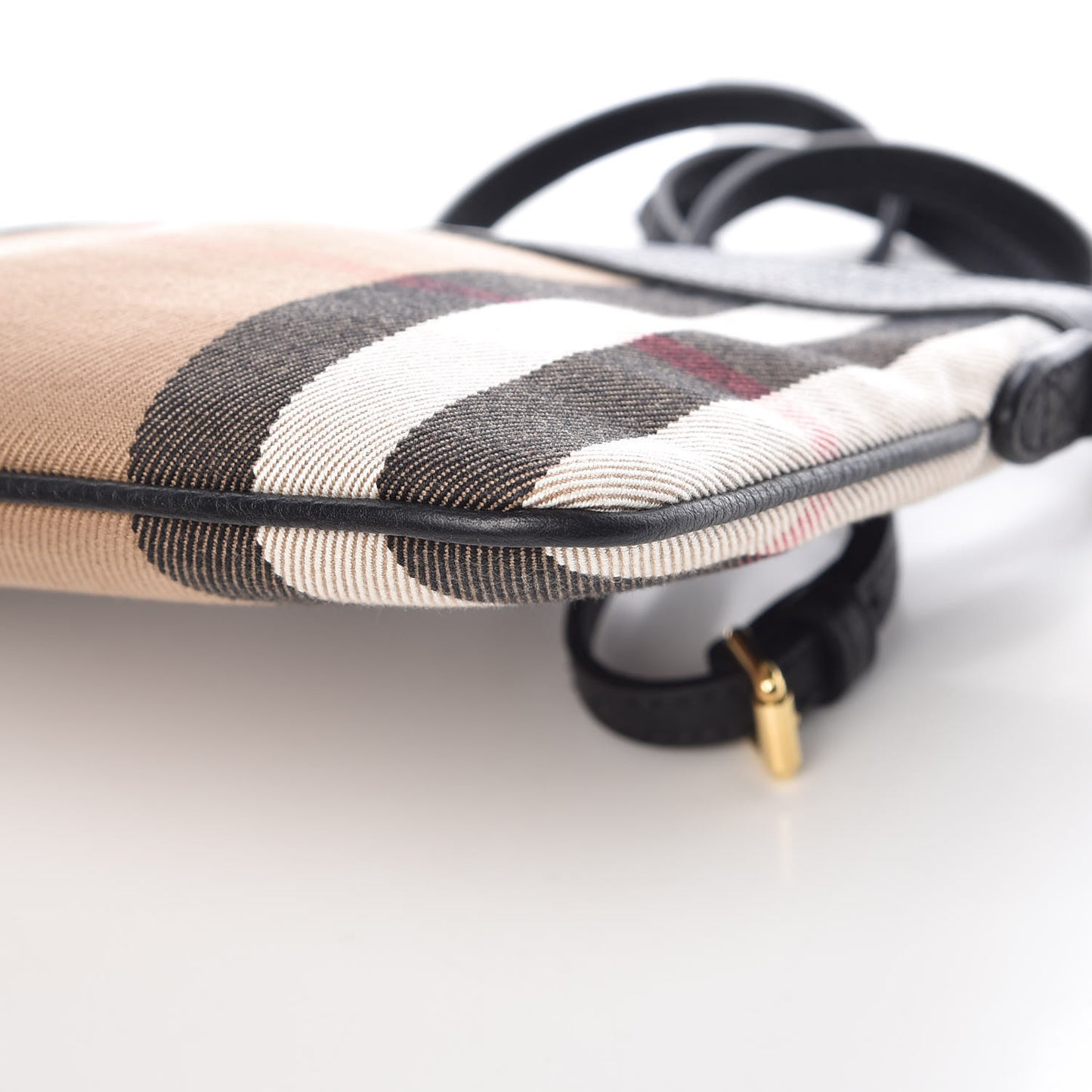 House Check Derby Peyton Crossbody Clutch Bag Black