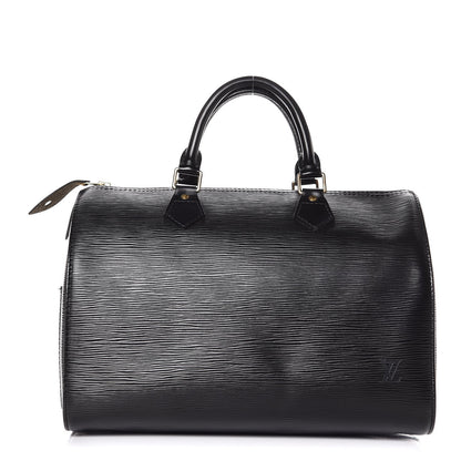 Louis Vuitton Epi Speedy 30 Black 1 of 8