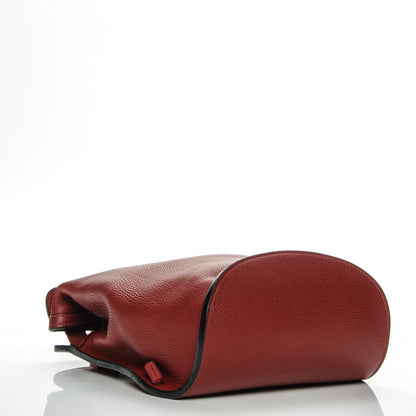 Hermes Taurillon Clemence Sherpa Backpack Rouge H 4 of 8