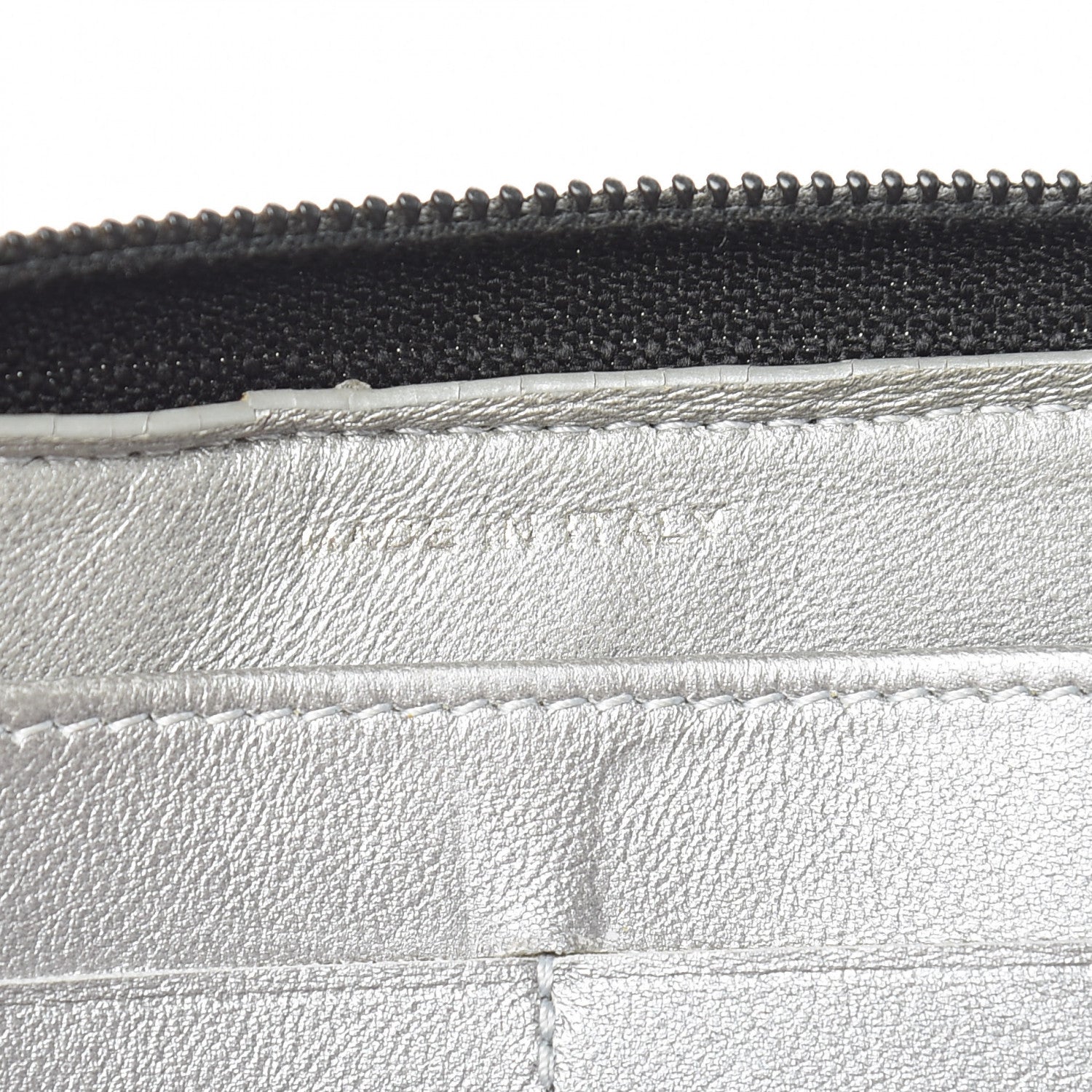 Chanel Lambskin Camellia Embossed Large Zip Around Gusset Wallet Black 7 of 11