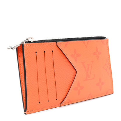 Louis Vuitton Taigarama Coin Card Holder Orange 3 of 6