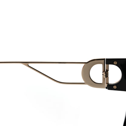 Christian Dior Rectangular 30 Montaigne 1 Sunglasses Black Gold 8 of 10