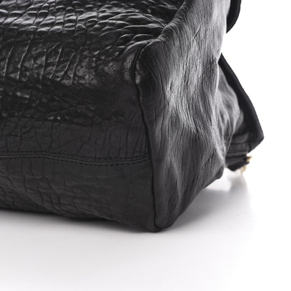 Givenchy Pebbled Sheepskin Calfskin Crocodile Embossed Large Pandora Black 11 of 13