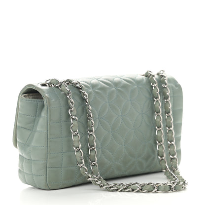 Chanel Lambskin Quilted Lady Graphic Flap Green 3 of 15