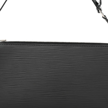 Louis Vuitton Epi Pochette Accessories 24 Black 7 of 10