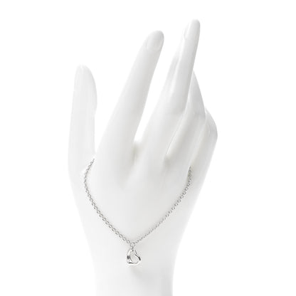 Tiffany Sterling Silver Elsa Peretti Open Heart Charm Bracelet 2 of 5