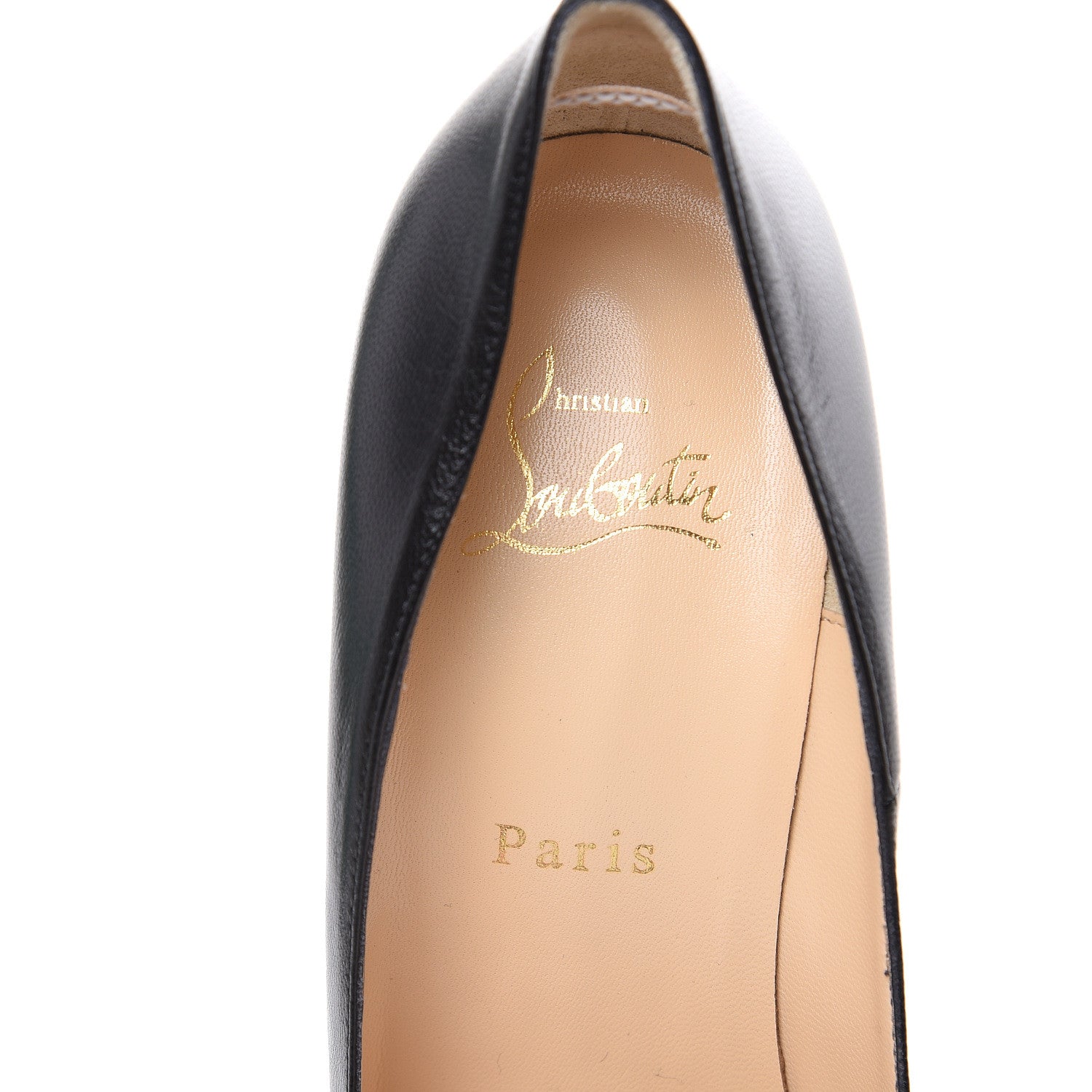 Christian Louboutin Kid Rolando 120 Pumps 38.5 Black 7 of 8