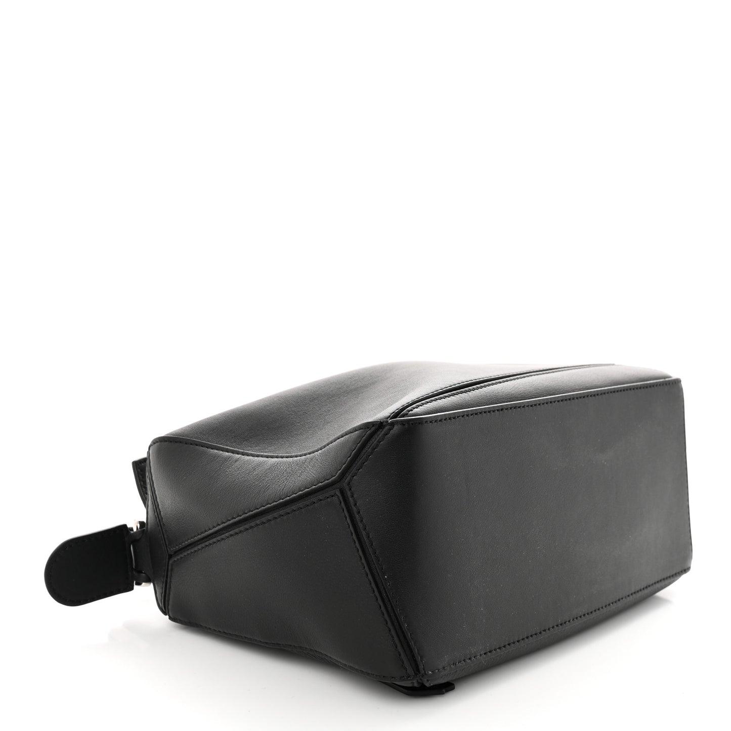 Calfskin Small Puzzle Bag Black