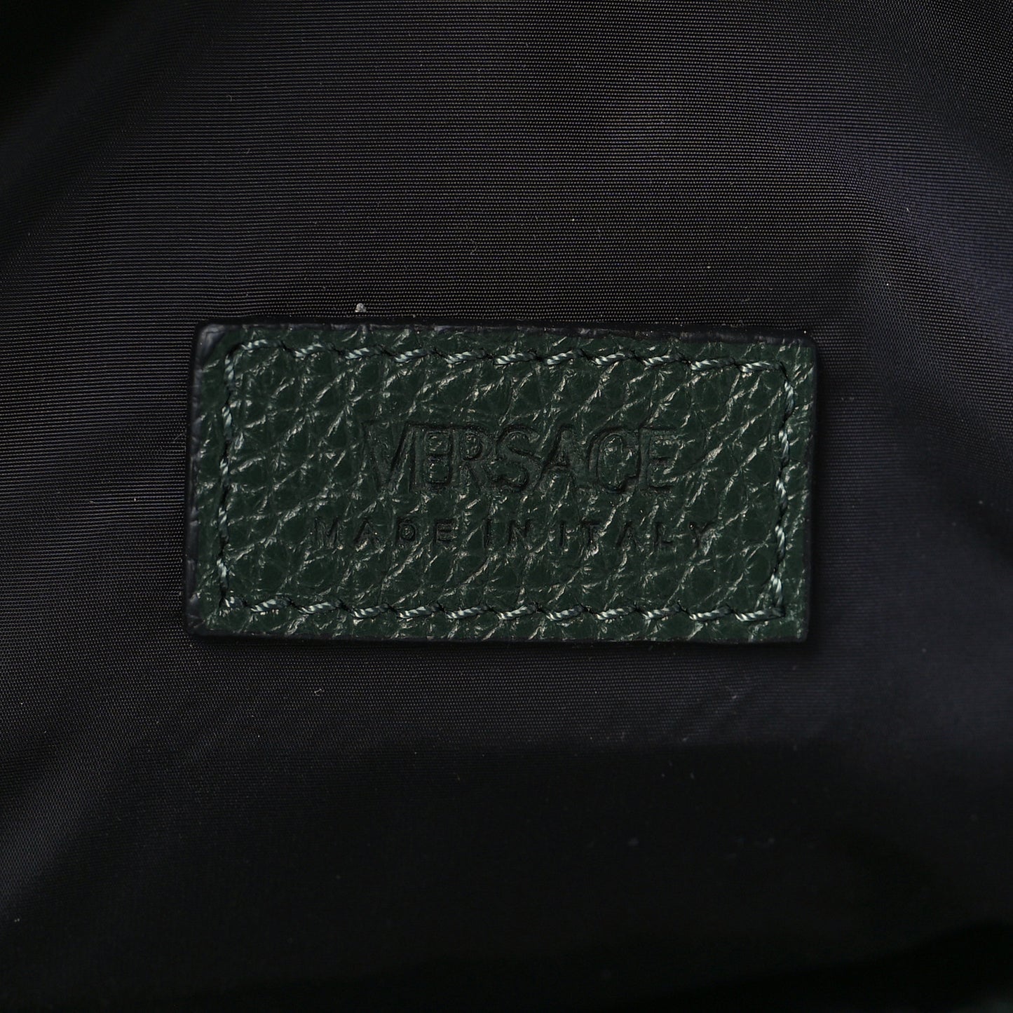 Calfskin Sling Bag Dark Green