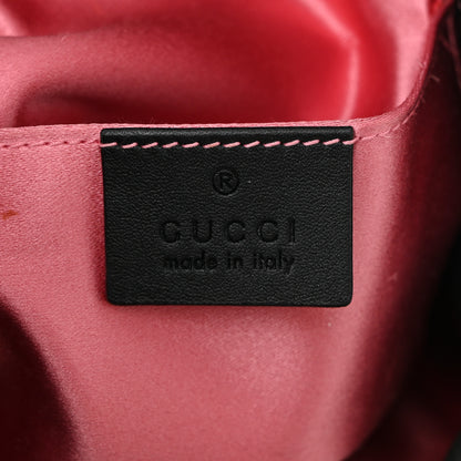Gucci Velvet Matelasse GG Marmont Bucket Bag Black Black 6 of 9