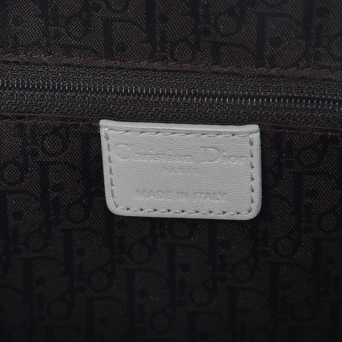 Calfskin Buckle Frame Satchel White