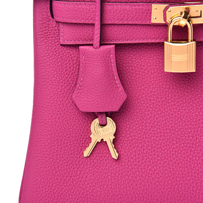 Hermes Togo Kelly Retourne 25 Rose Pourpre 29 of 30