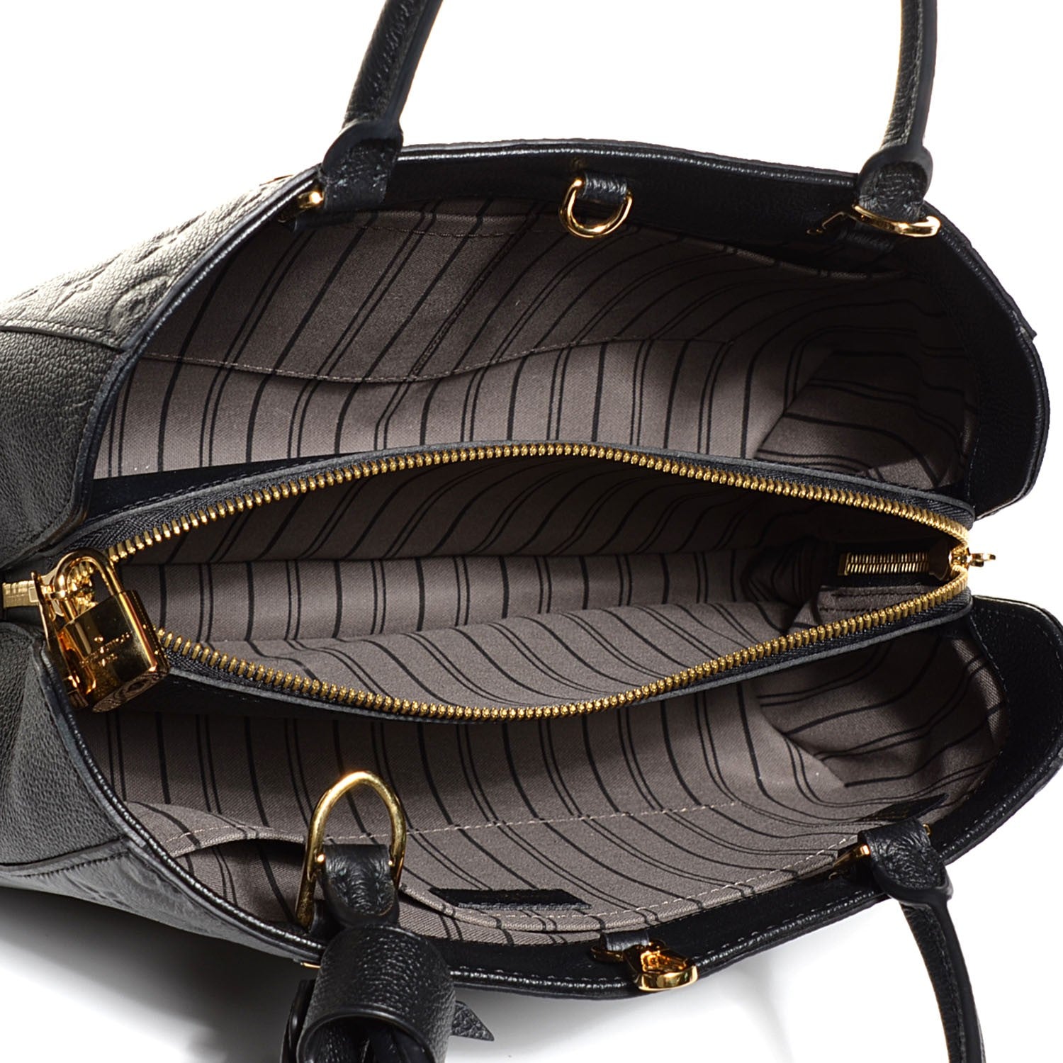 Louis Vuitton Empreinte Montaigne MM Black 6 of 9