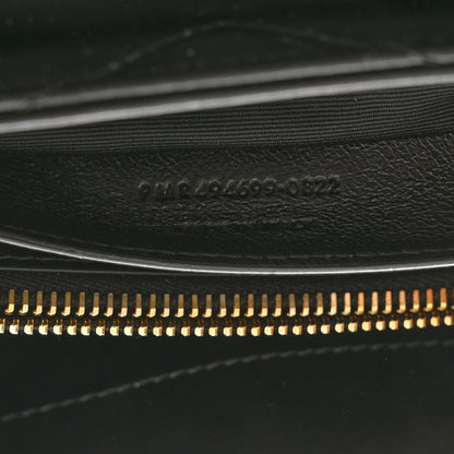 Saint Laurent Calfskin Y Quilted Monogram Small Loulou Chain Satchel Black 8 of 12