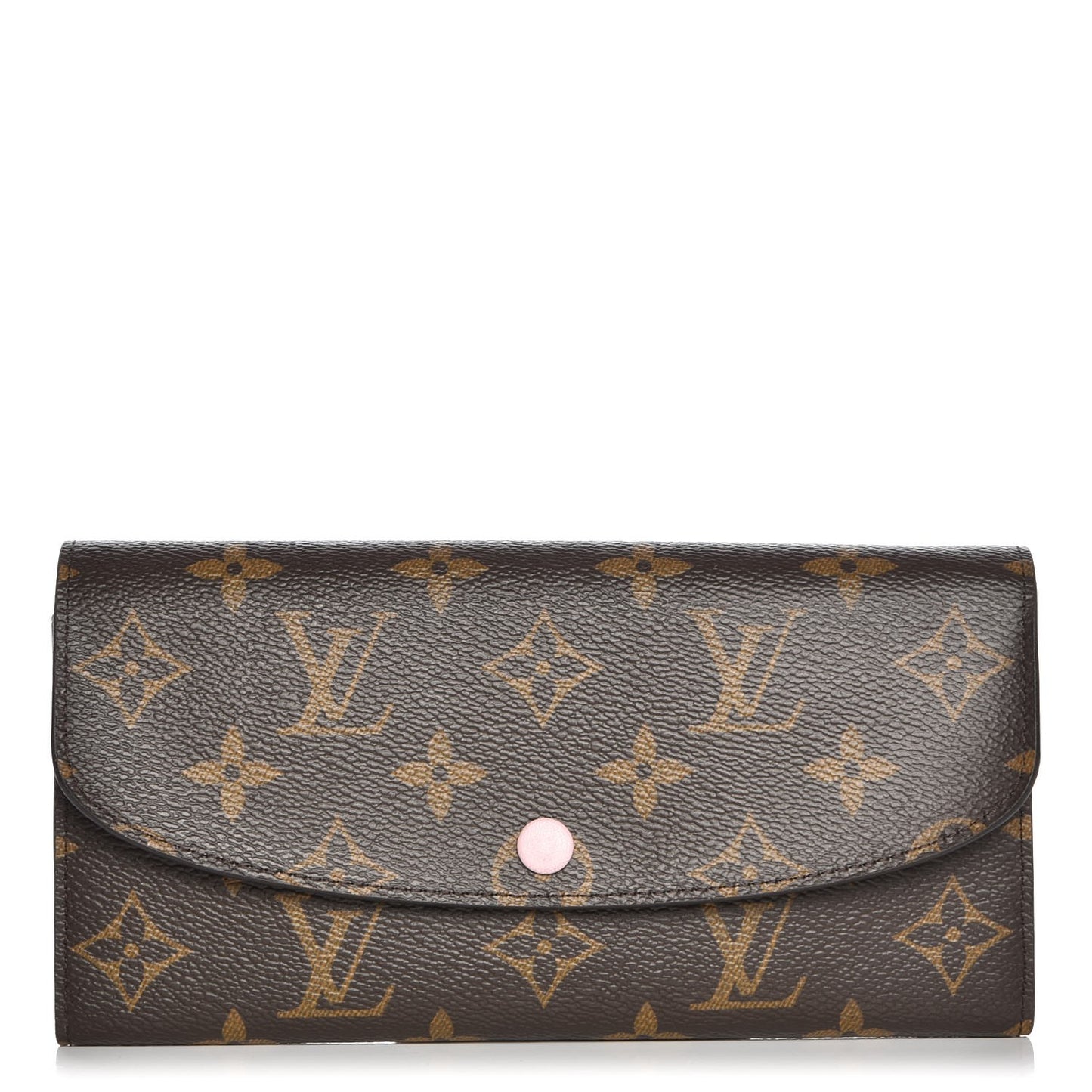 Monogram Emilie Wallet Rose Ballerine