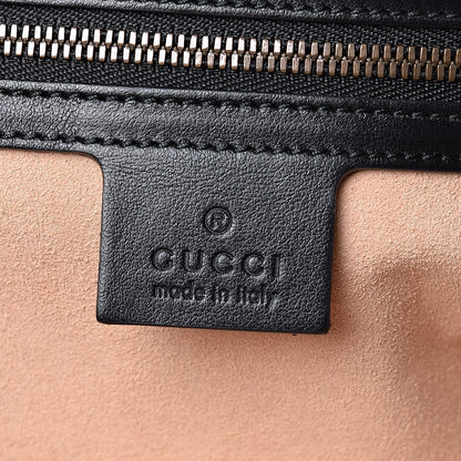 Gucci Calfskin Matelasse Mens GG Marmont Belt Bag 100 40 Black 6 of 11