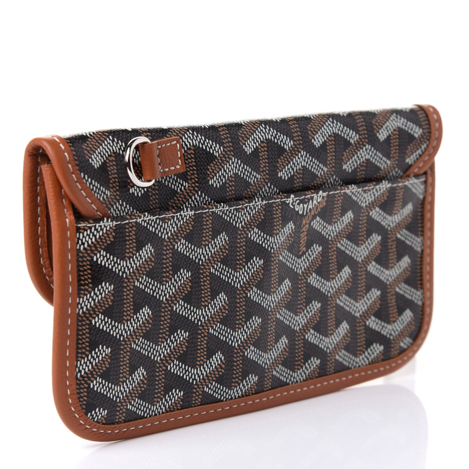 Goyard Goyardine Pouch Black Gold 3 of 7
