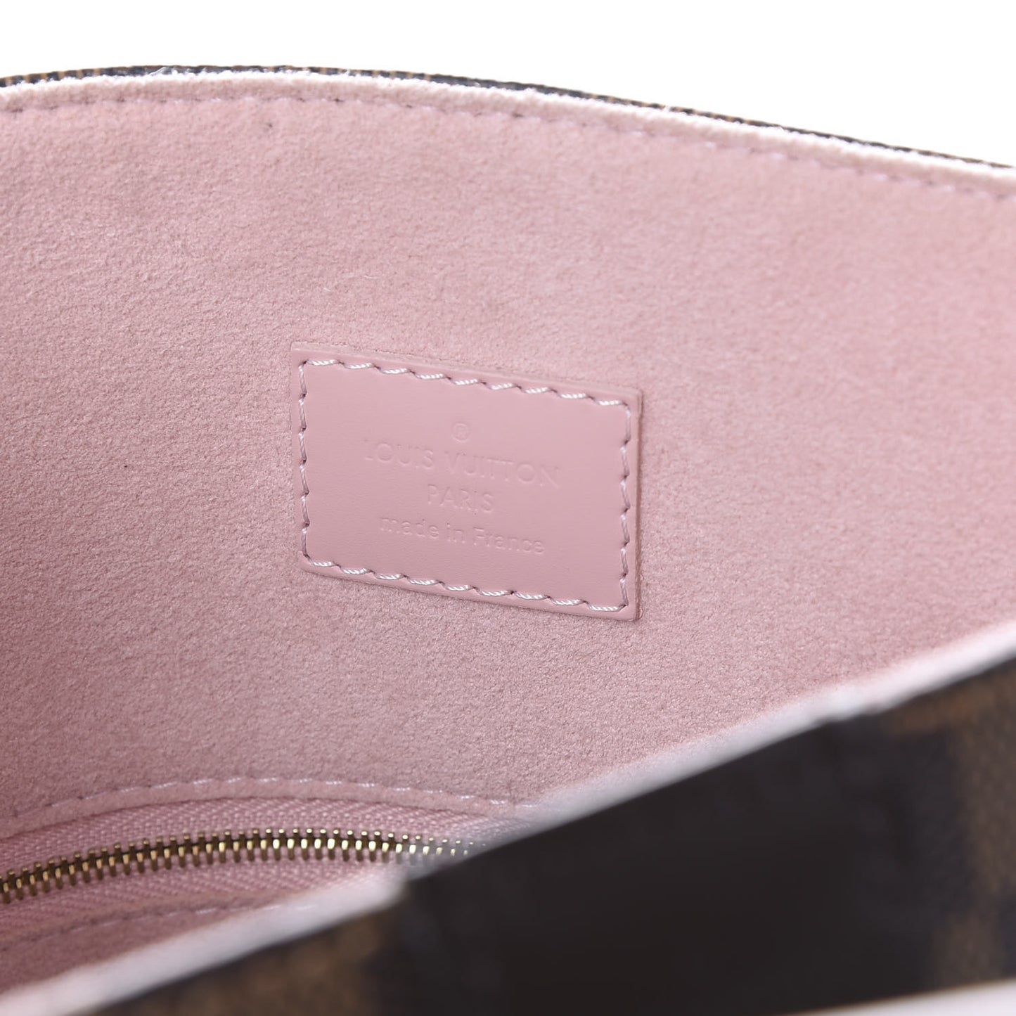 Damier Ebene Caissa Hobo Rose Ballerine