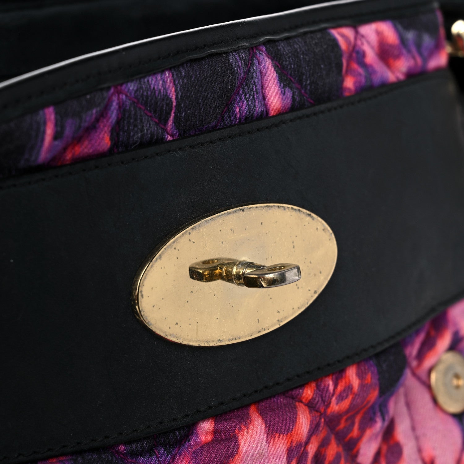 Mulberry Denim Alexa Quilted Loopy Leopard Print Purple Red 19 of 21