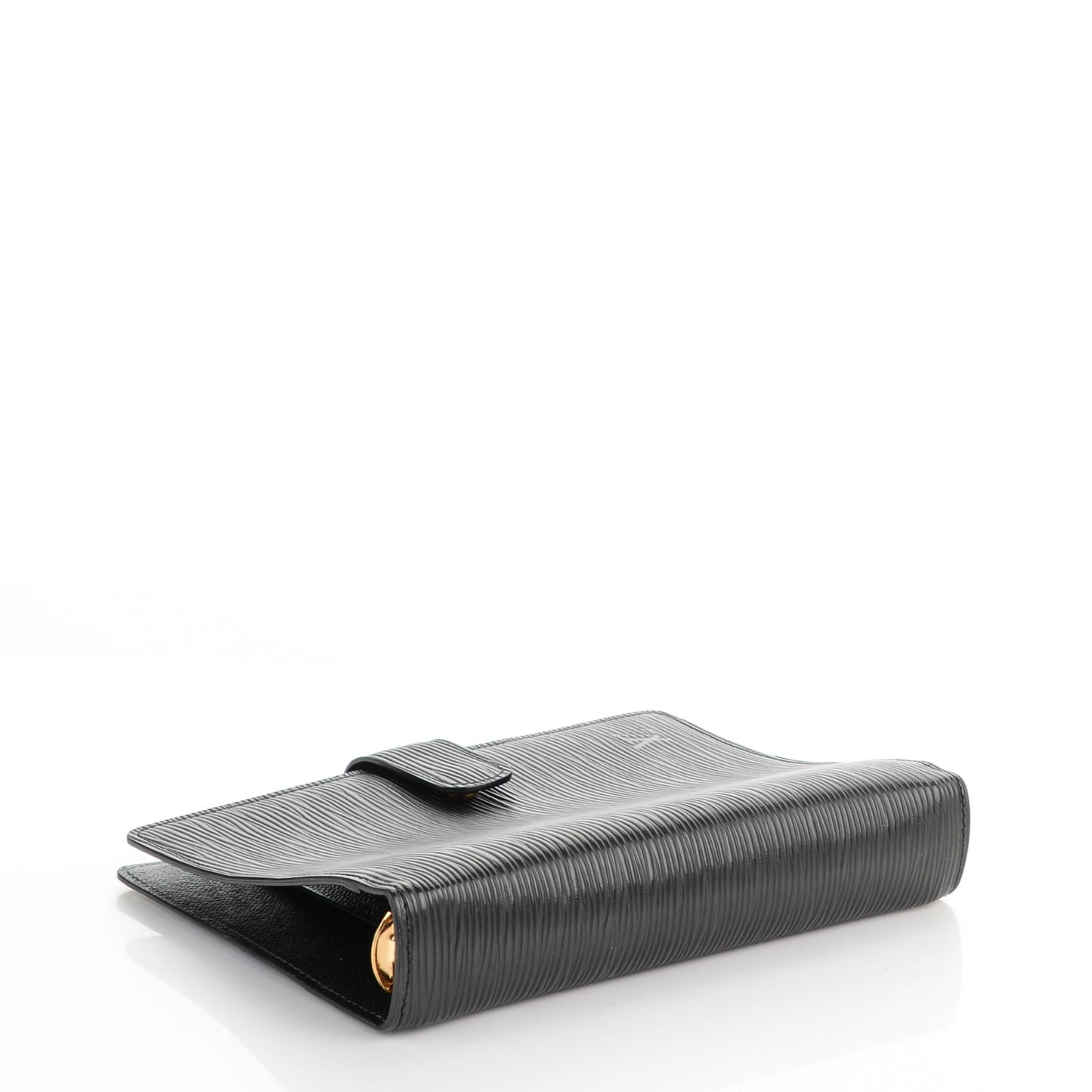 Epi Medium Ring Agenda Cover Black