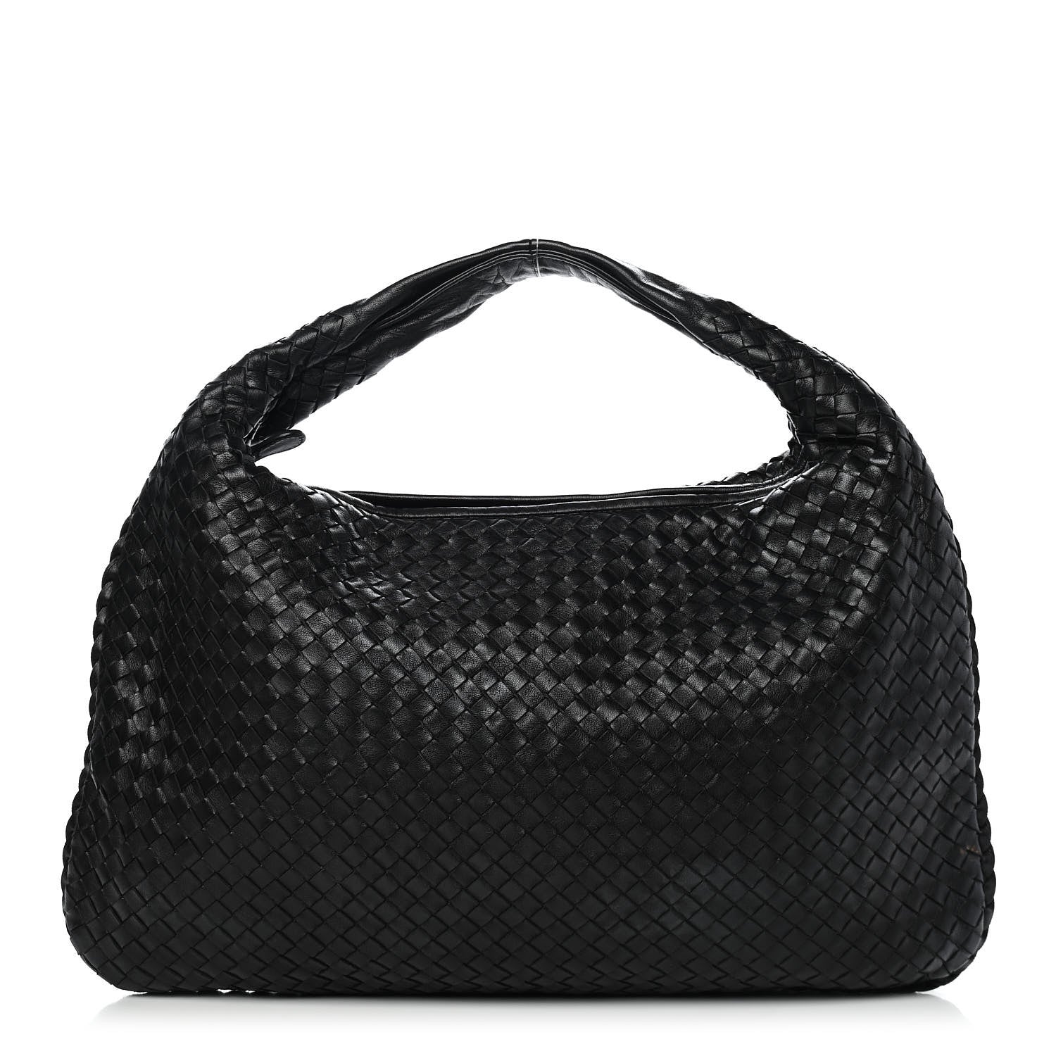 Bottega Veneta Nappa Intrecciato Large Veneta Hobo Black 1 of 8
