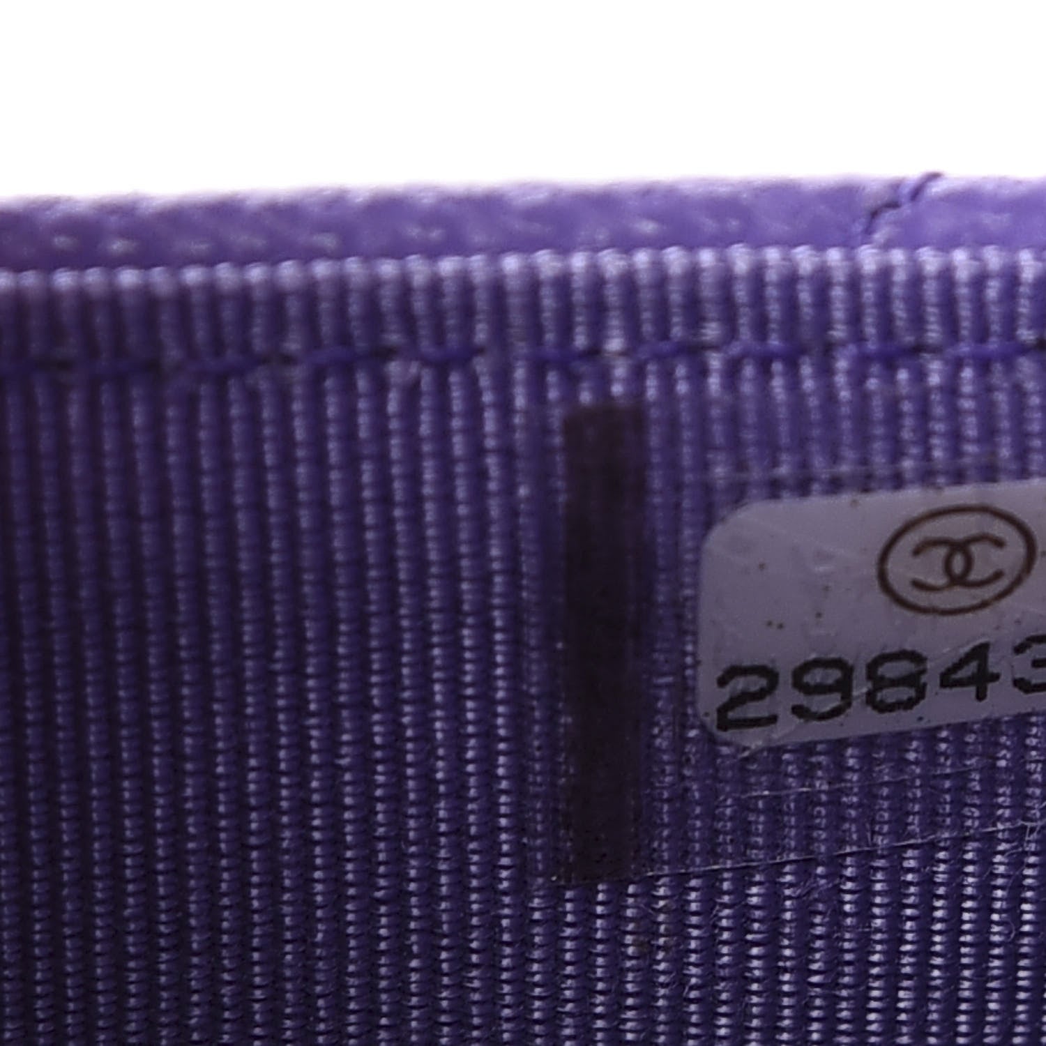 Chanel Caviar Quilted Wallet On Chain WOC Purple 10 of 12