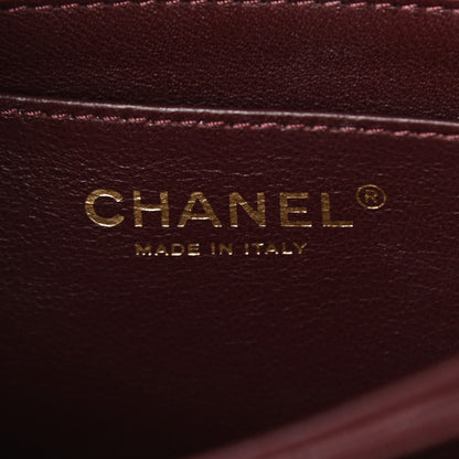 Chanel Lambskin Quilted Jumbo Coco Vintage Flap Brown 7 of 11