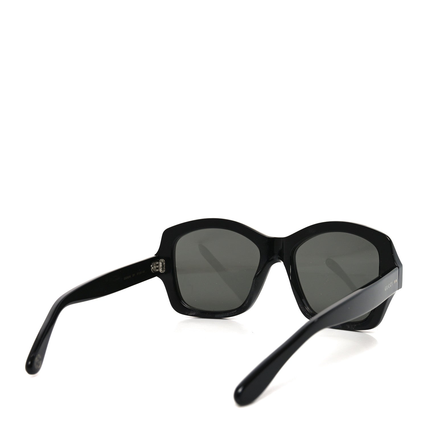 Gucci Acetate Rectangle Frame Sunglasses GG0624S Black 4 of 7