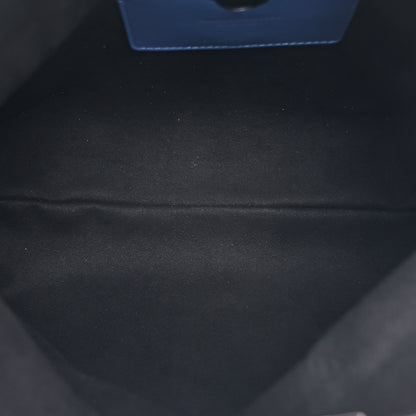 Alexander McQueen Nappa Skull Four Ring Clutch Blue 5 of 8