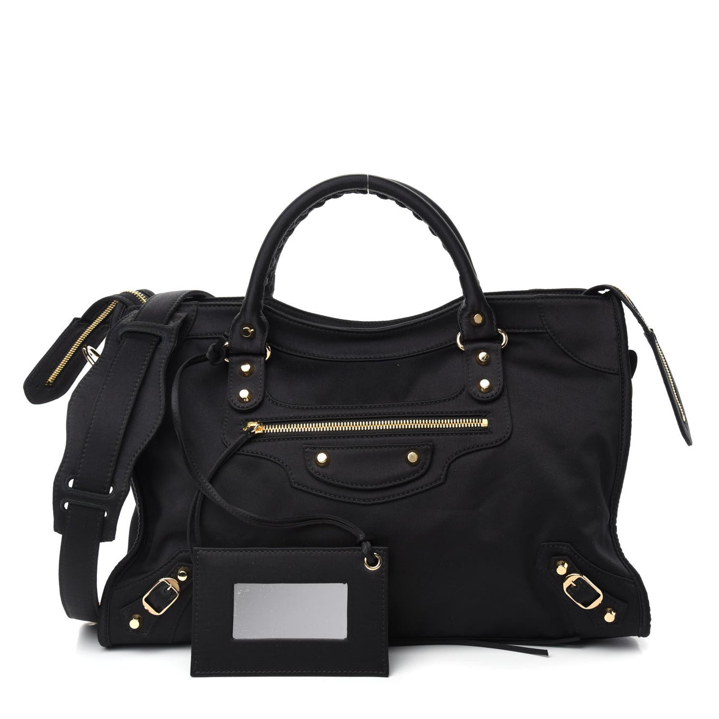 Satin Classic Gold Hardware City Black